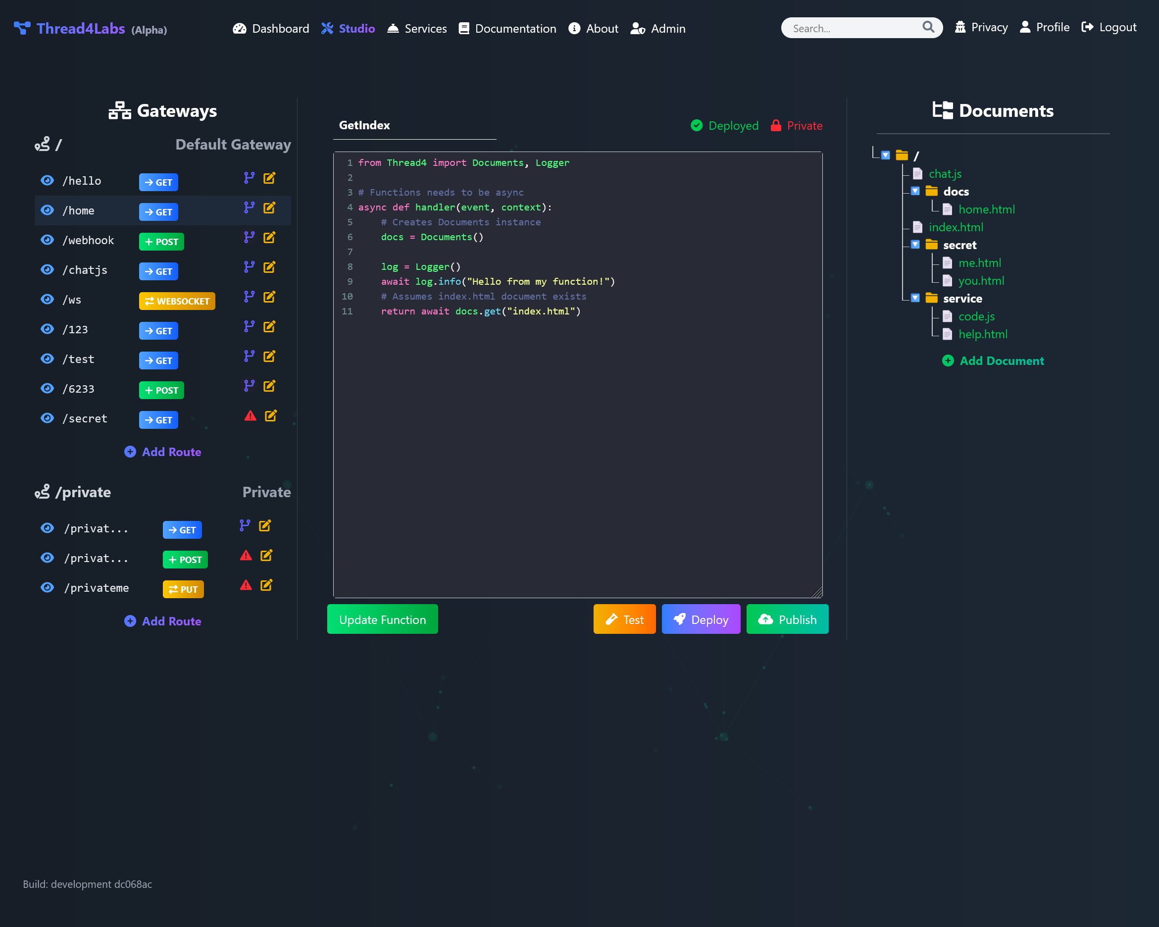 Image of the Studio Service